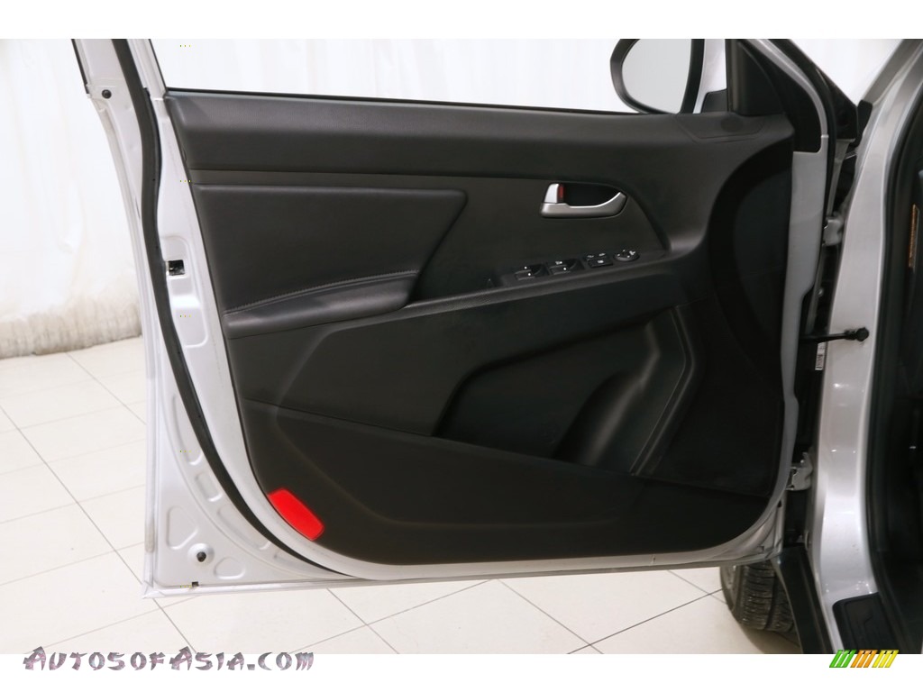 2012 Sportage LX AWD - Bright Silver / Black photo #4