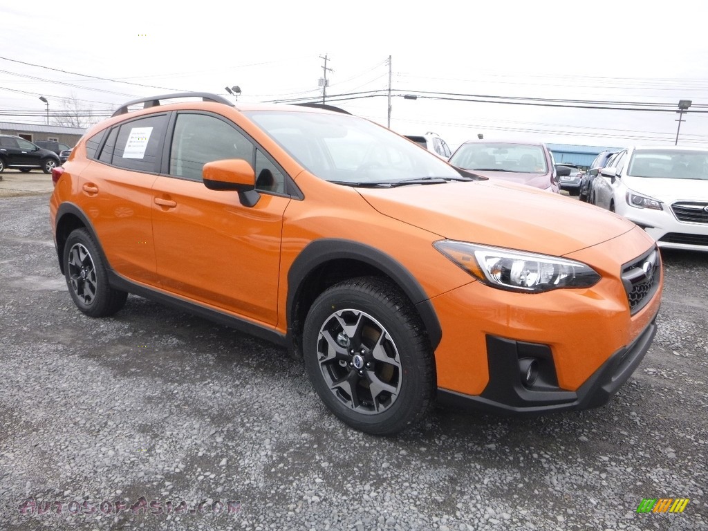 Sunshine Orange / Black Subaru Crosstrek 2.0i Premium