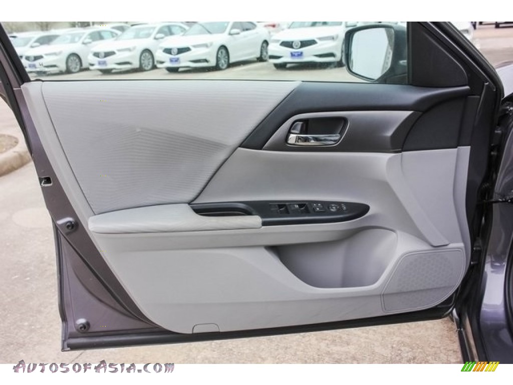 2015 Accord LX Sedan - Alabaster Silver Metallic / Gray photo #15