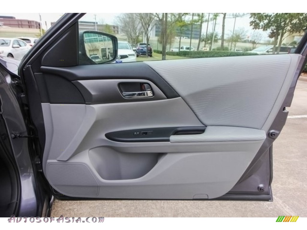 2015 Accord LX Sedan - Alabaster Silver Metallic / Gray photo #24