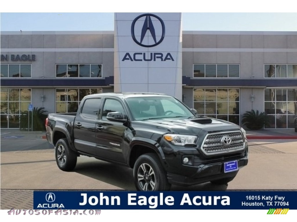 Black / Cement Gray Toyota Tacoma TRD Sport Double Cab