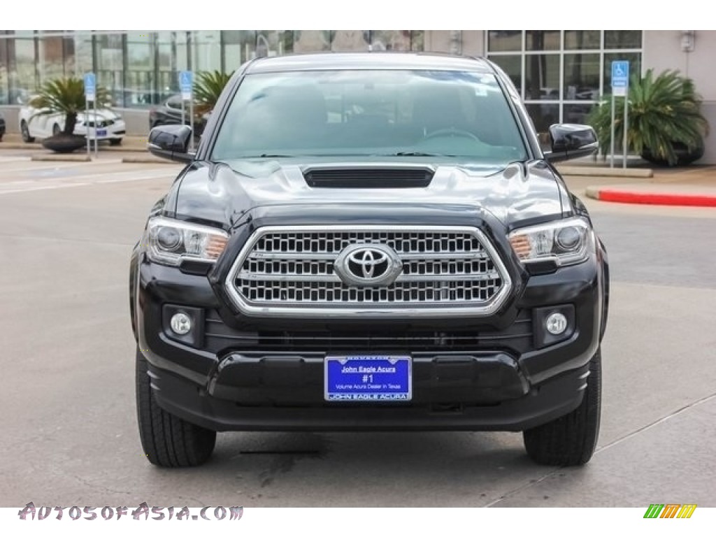 2017 Tacoma TRD Sport Double Cab - Black / Cement Gray photo #2