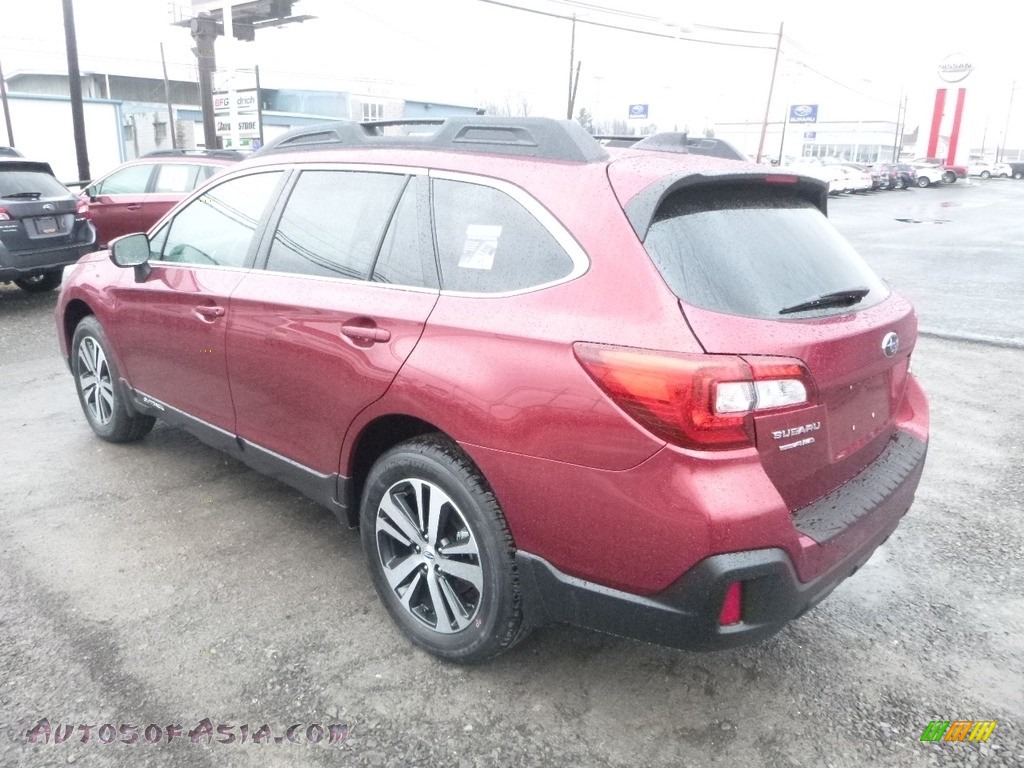 2018 Outback 2.5i Limited - Crimson Red Pearl / Ivory photo #6