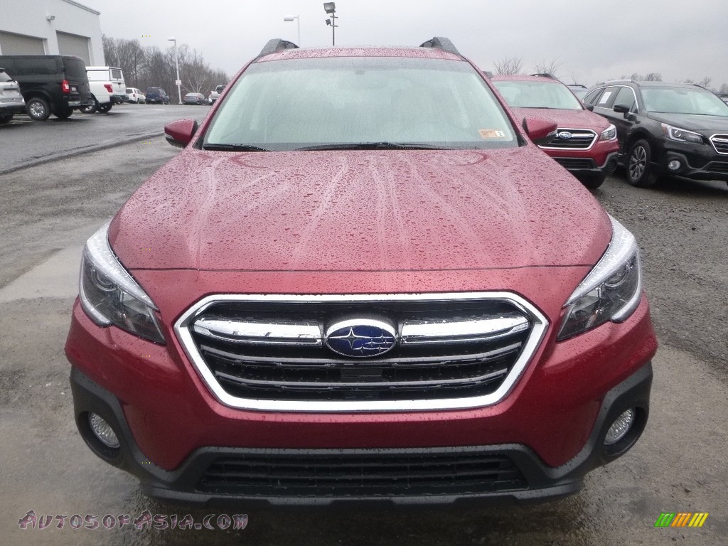 2018 Outback 2.5i Limited - Crimson Red Pearl / Ivory photo #9