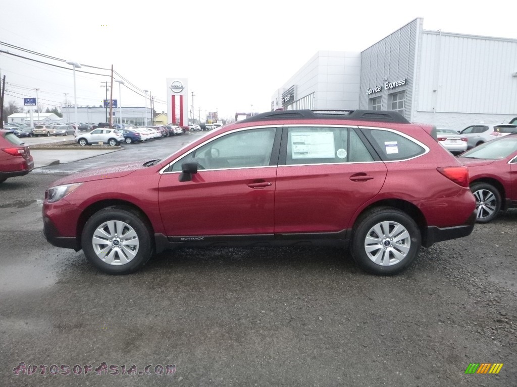 2018 Outback 2.5i - Crimson Red Pearl / Ivory photo #7