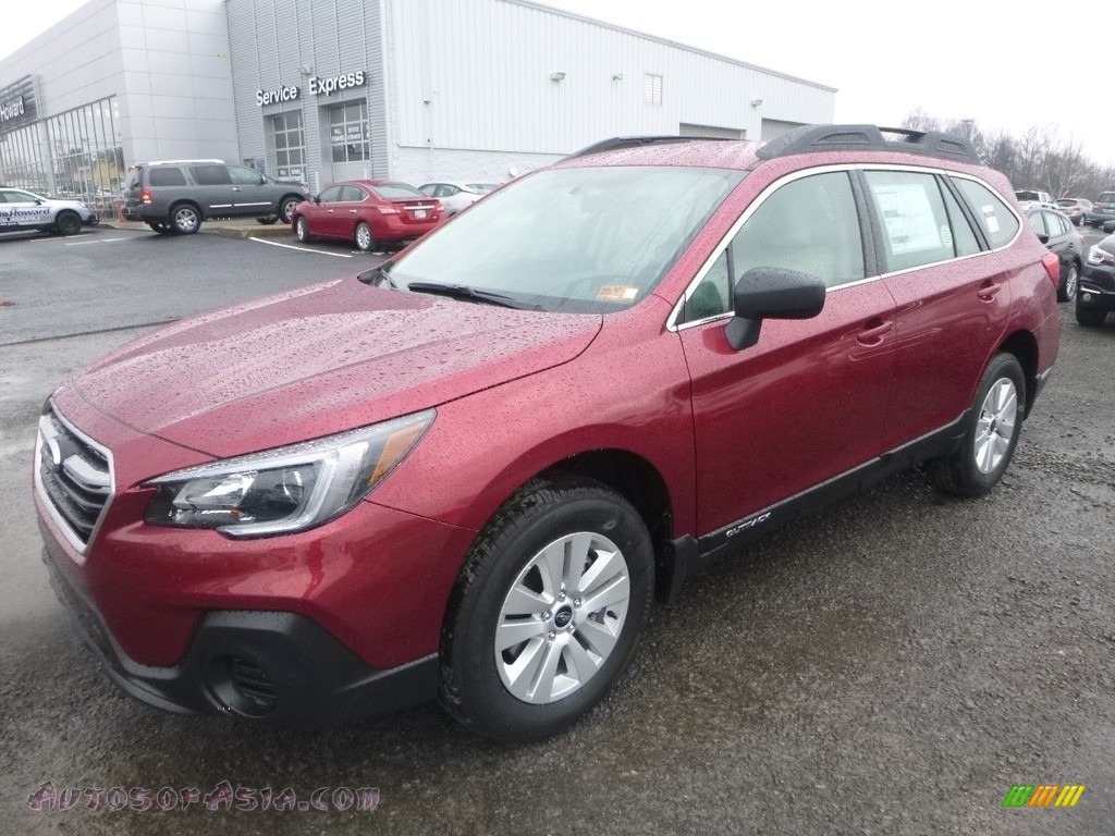 2018 Outback 2.5i - Crimson Red Pearl / Ivory photo #8