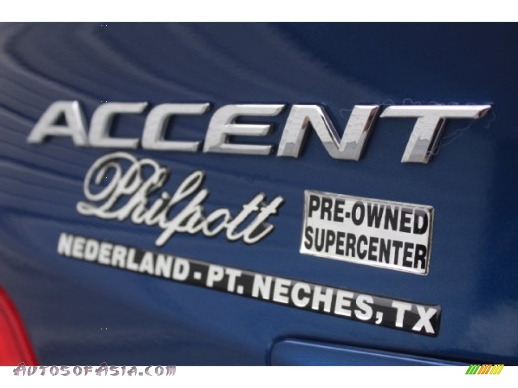 2016 Accent SE Sedan - Pacific Blue / Gray photo #32