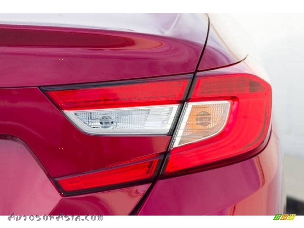 2018 Accord EX-L Sedan - Radiant Red Metallic / Ivory photo #8