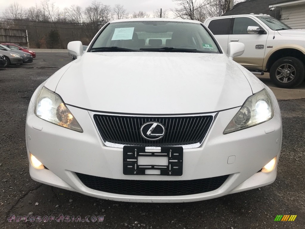 2008 IS 250 AWD - Starfire White Pearl / Cashmere Beige photo #11