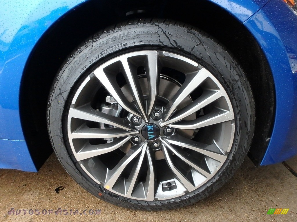 2018 Stinger Premium AWD - Micro Blue Pearl / Black photo #10