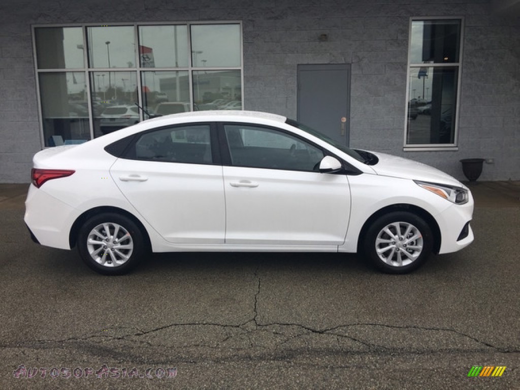 2018 Accent SEL - Frost White Pearl / Black photo #3