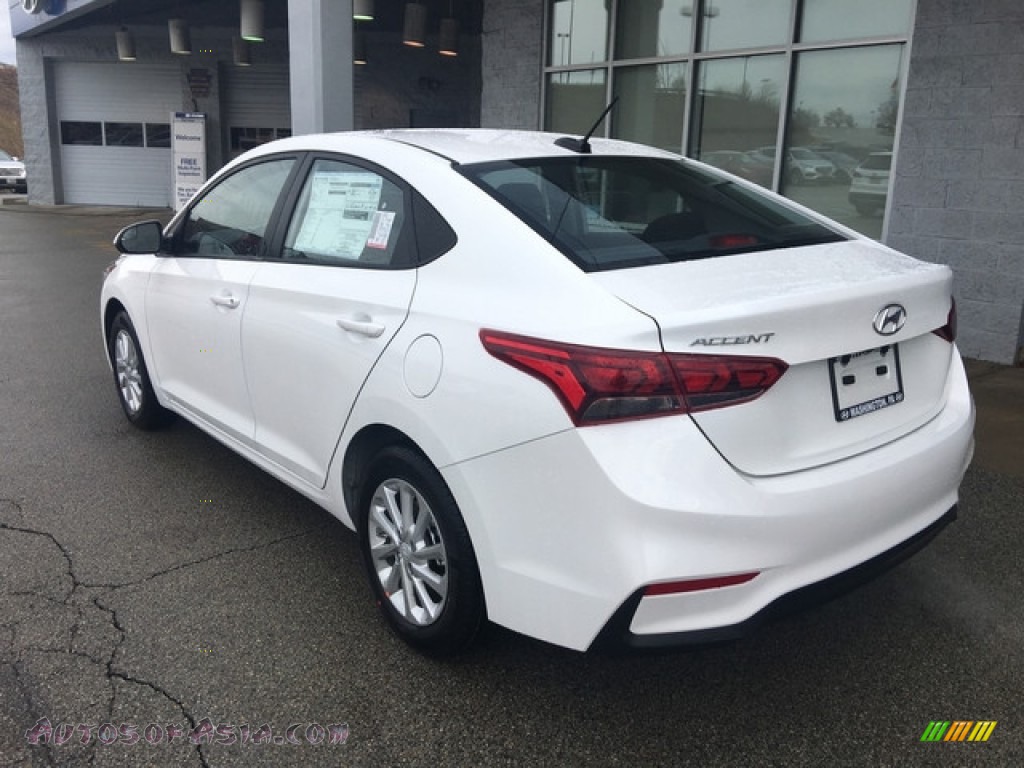 2018 Accent SEL - Frost White Pearl / Black photo #6
