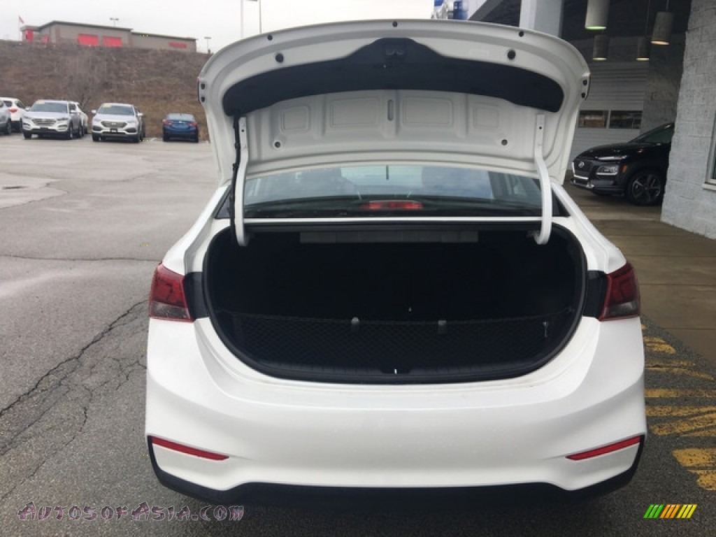 2018 Accent SEL - Frost White Pearl / Black photo #22