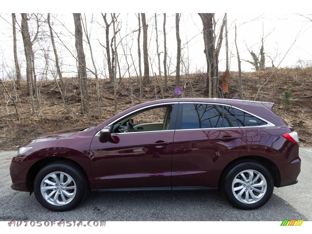 2017 RDX Technology AWD - Basque Red Pearl II / Parchment photo #3