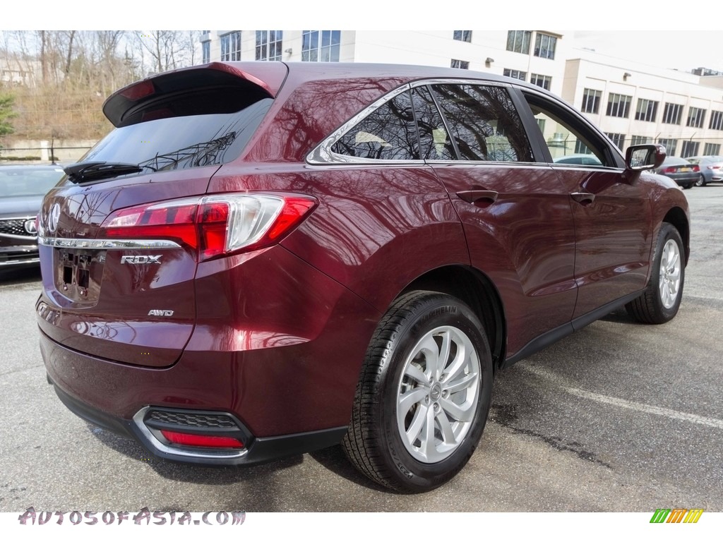 2017 RDX Technology AWD - Basque Red Pearl II / Parchment photo #6