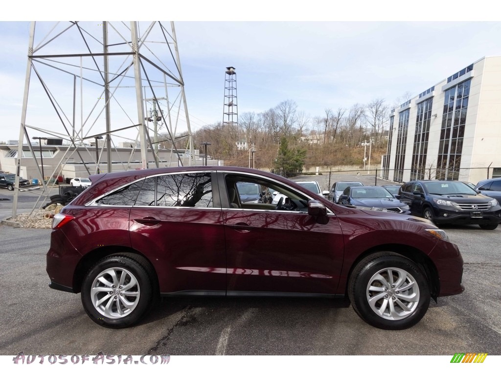 2017 RDX Technology AWD - Basque Red Pearl II / Parchment photo #7