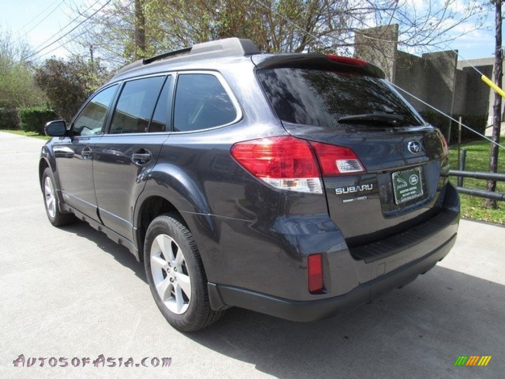 2013 Outback 2.5i Limited - Graphite Gray Metallic / Off Black Leather photo #12