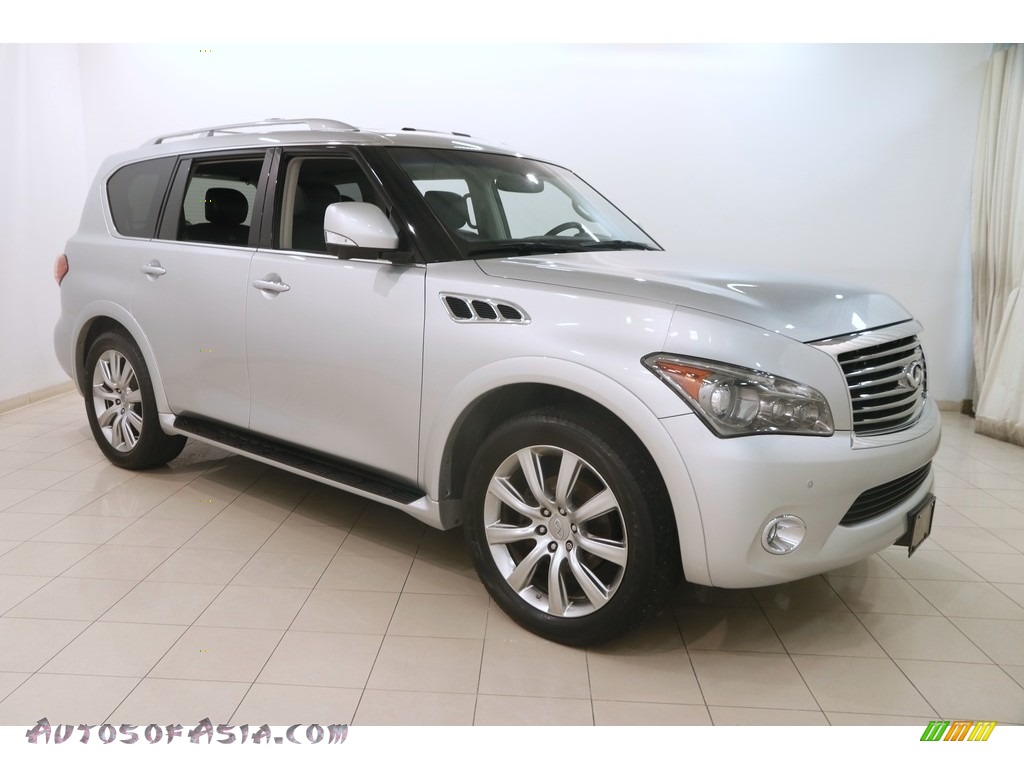 Liquid Platinum / Graphite Infiniti QX 56 4WD