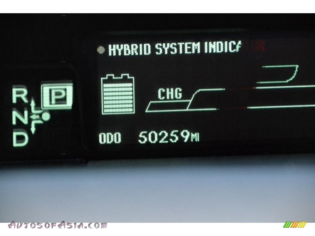 2010 Prius Hybrid III - Blizzard White Pearl / Dark Gray photo #29