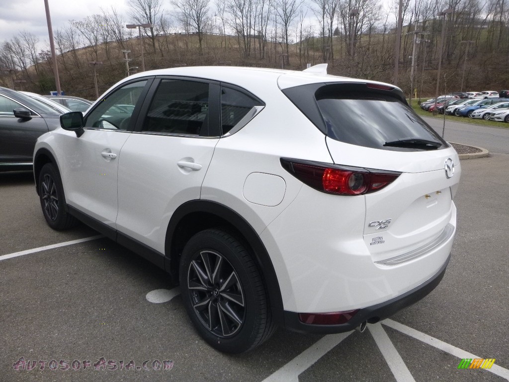 2018 CX-5 Touring AWD - Snowflake White Pearl Mica / Black photo #6