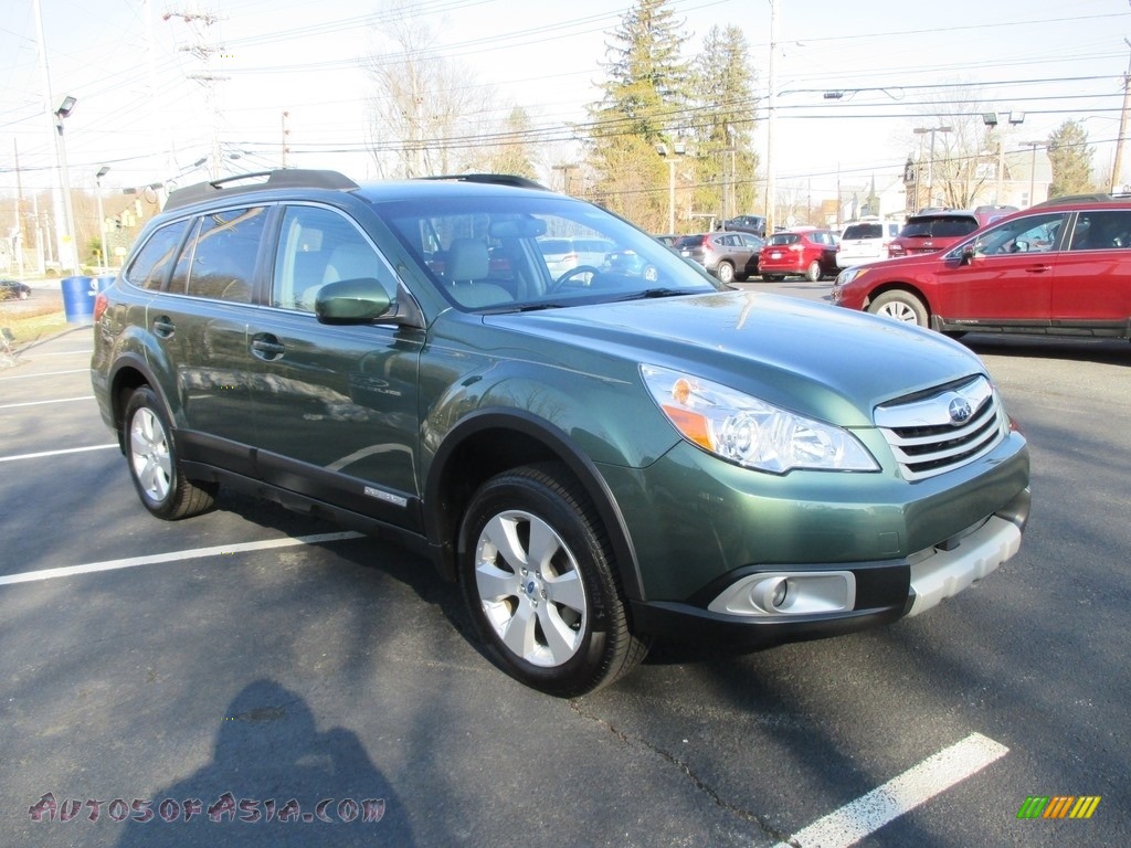2012 Outback 2.5i Limited - Cypress Green Pearl / Warm Ivory photo #4