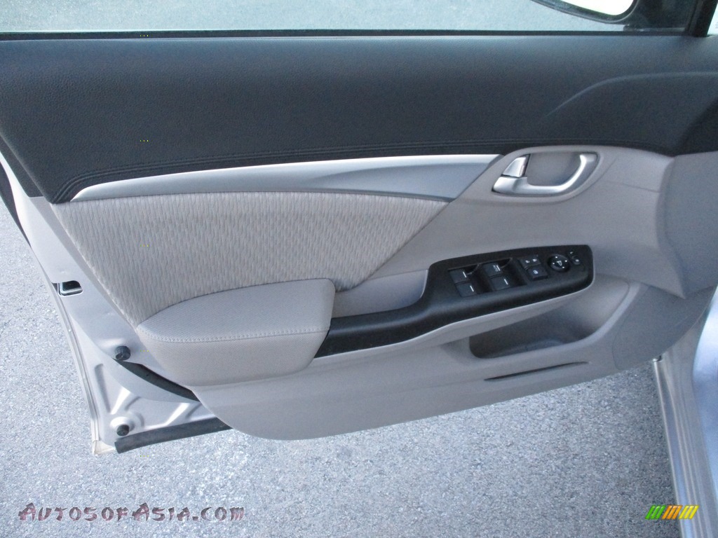2015 Civic EX Sedan - Alabaster Silver Metallic / Gray photo #9
