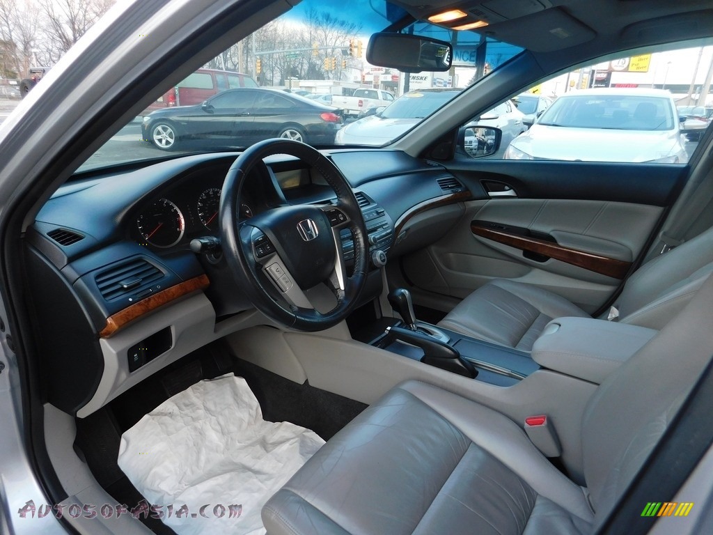 2011 Accord EX-L V6 Sedan - Alabaster Silver Metallic / Black photo #14