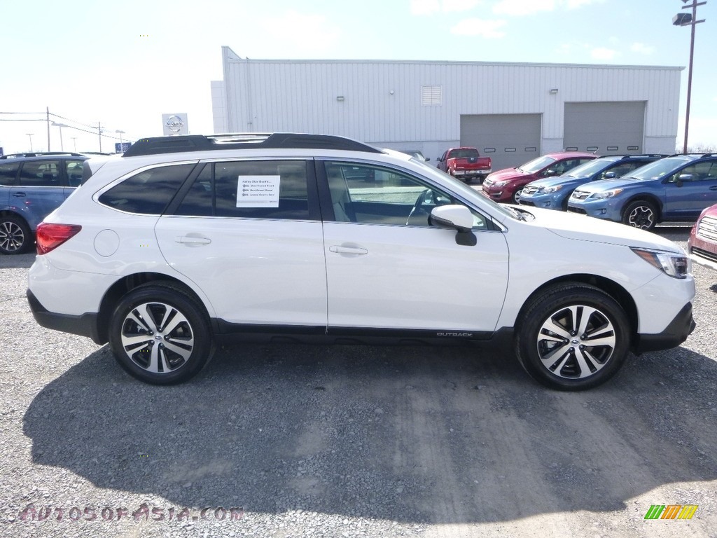 2018 Outback 2.5i Limited - Crystal White Pearl / Ivory photo #3