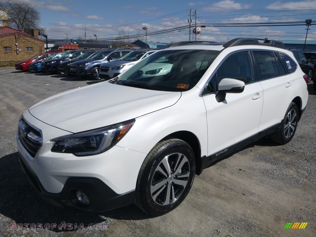 2018 Outback 2.5i Limited - Crystal White Pearl / Ivory photo #8