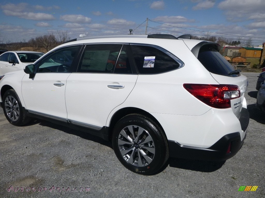 2018 Outback 3.6R Touring - Crystal White Pearl / Java Brown photo #6