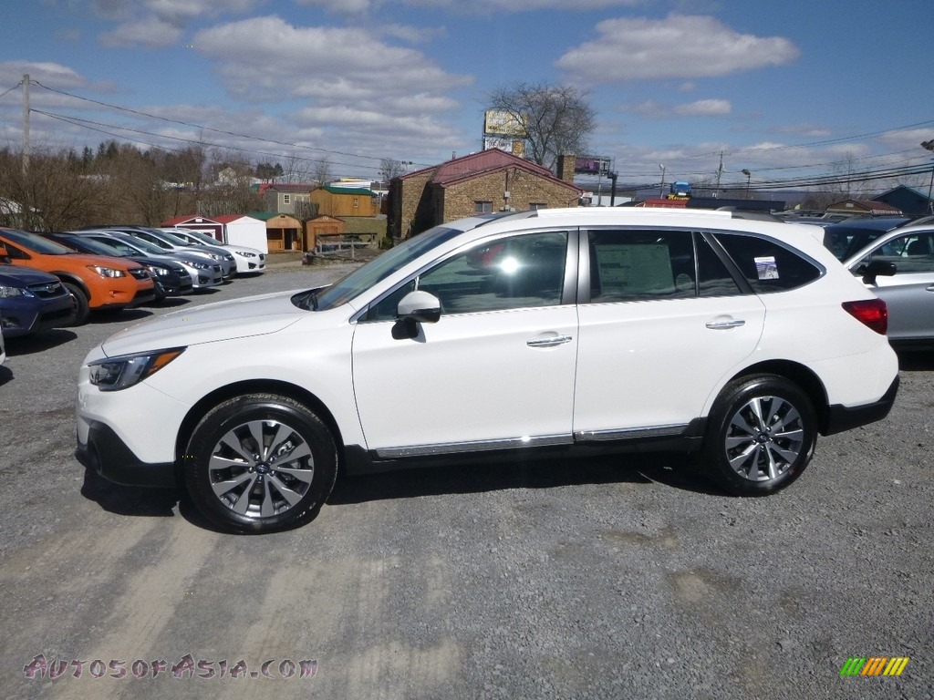 2018 Outback 3.6R Touring - Crystal White Pearl / Java Brown photo #7