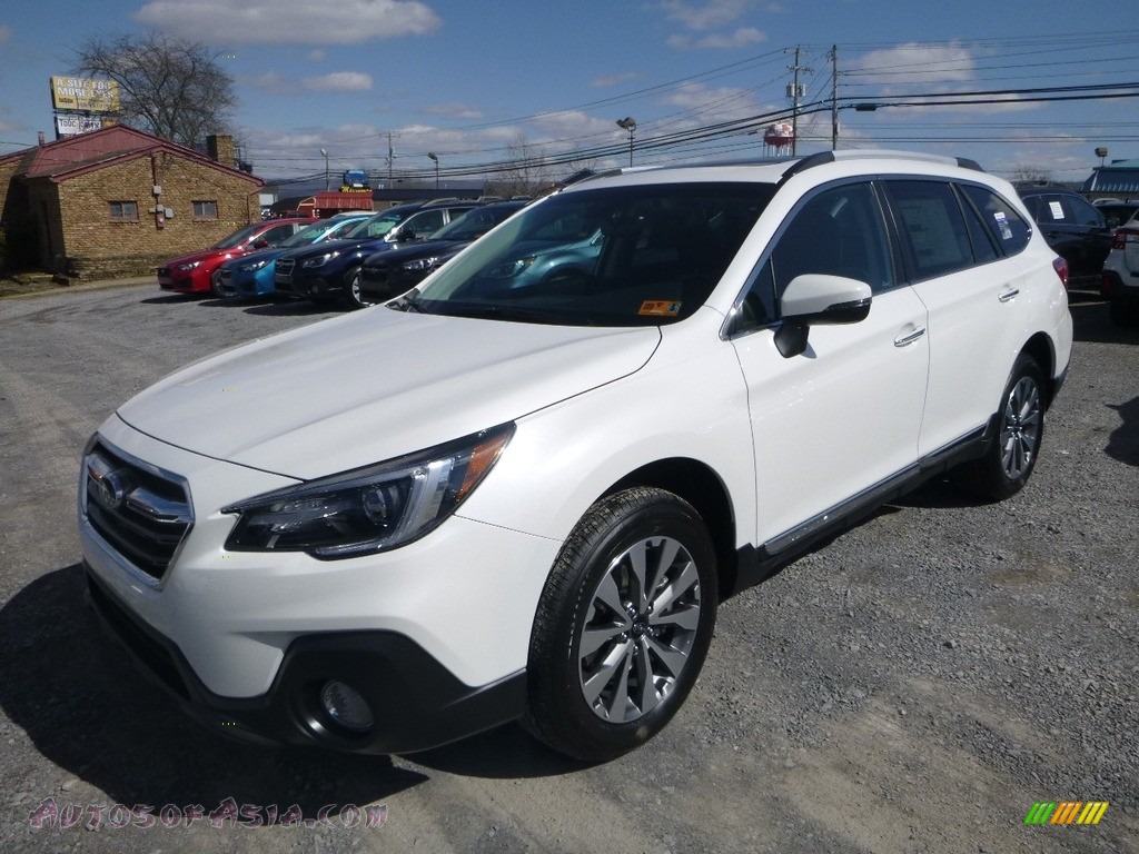 2018 Outback 3.6R Touring - Crystal White Pearl / Java Brown photo #8
