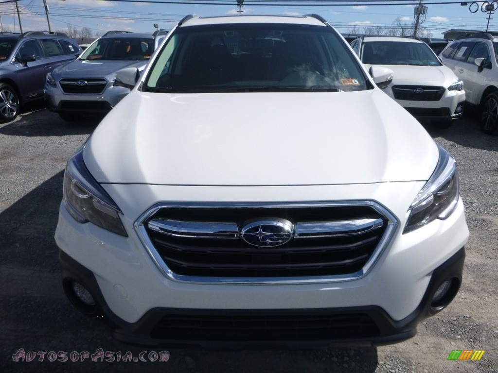 2018 Outback 3.6R Touring - Crystal White Pearl / Java Brown photo #9