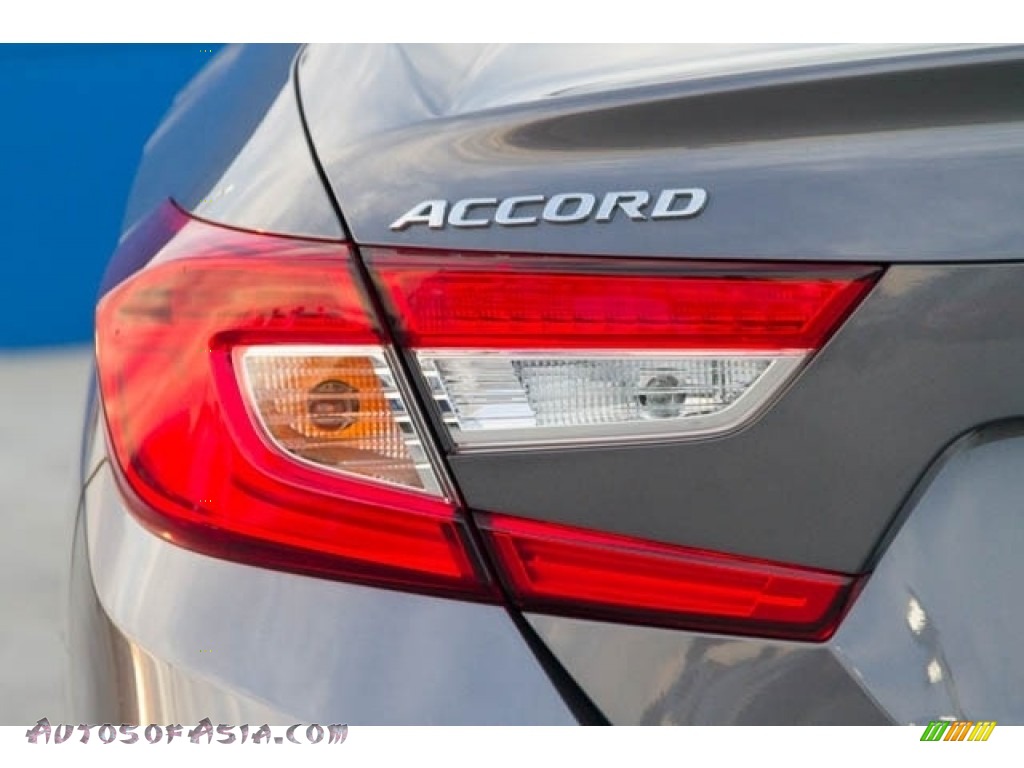 2018 Accord EX-L Sedan - Modern Steel Metallic / Gray photo #7