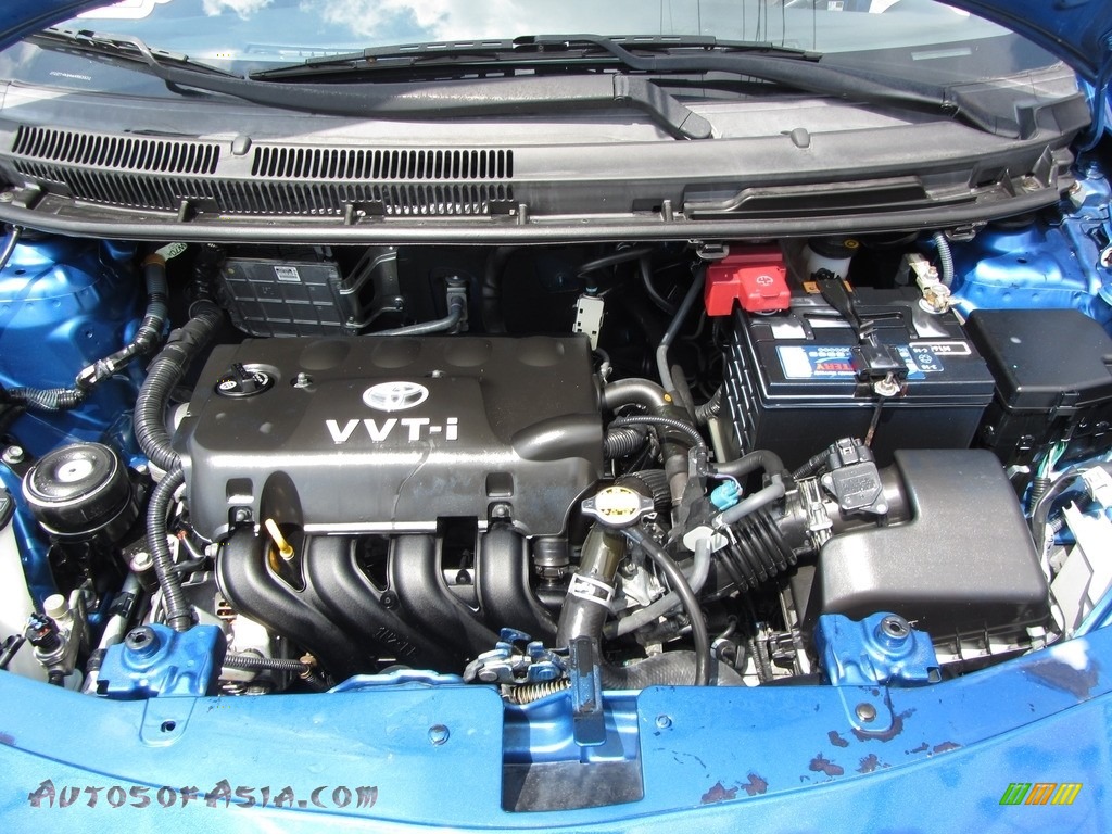 2010 Yaris Sedan - Blue Streak Metallic / Dark Charcoal photo #20