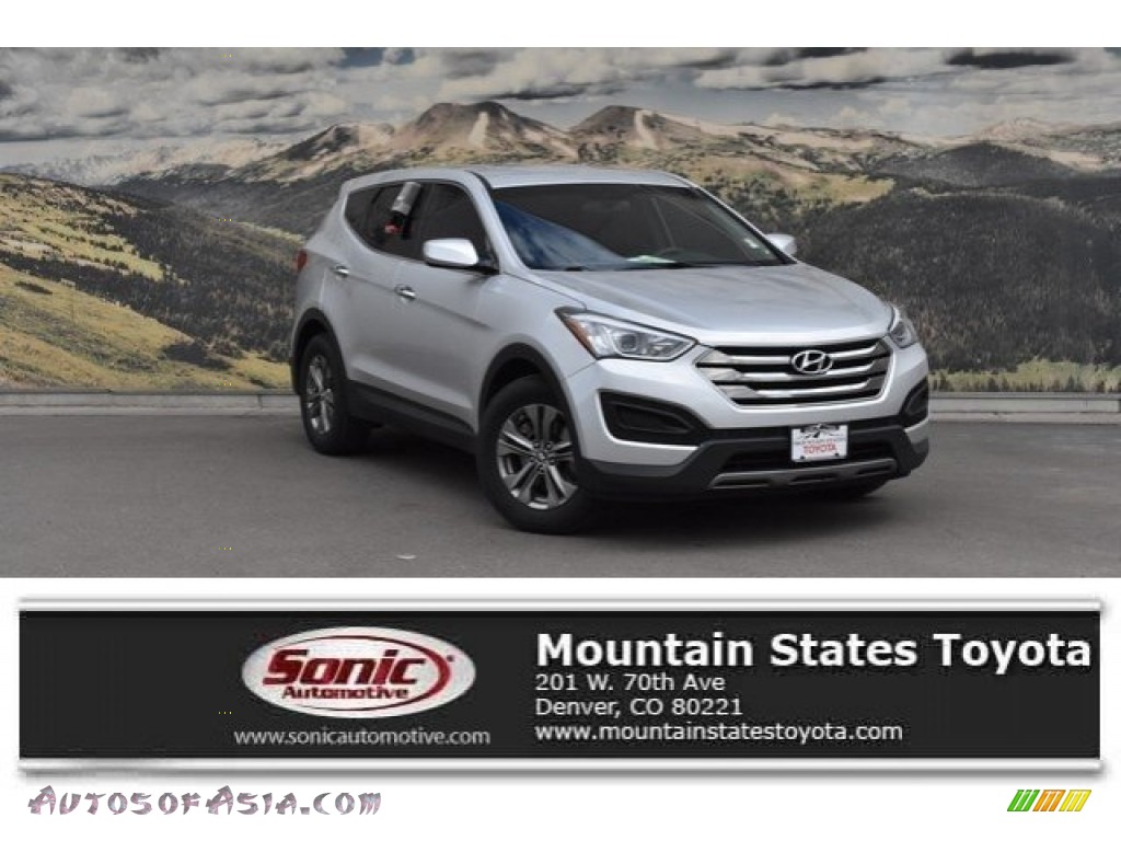 Moonstone Silver / Gray Hyundai Santa Fe Sport AWD