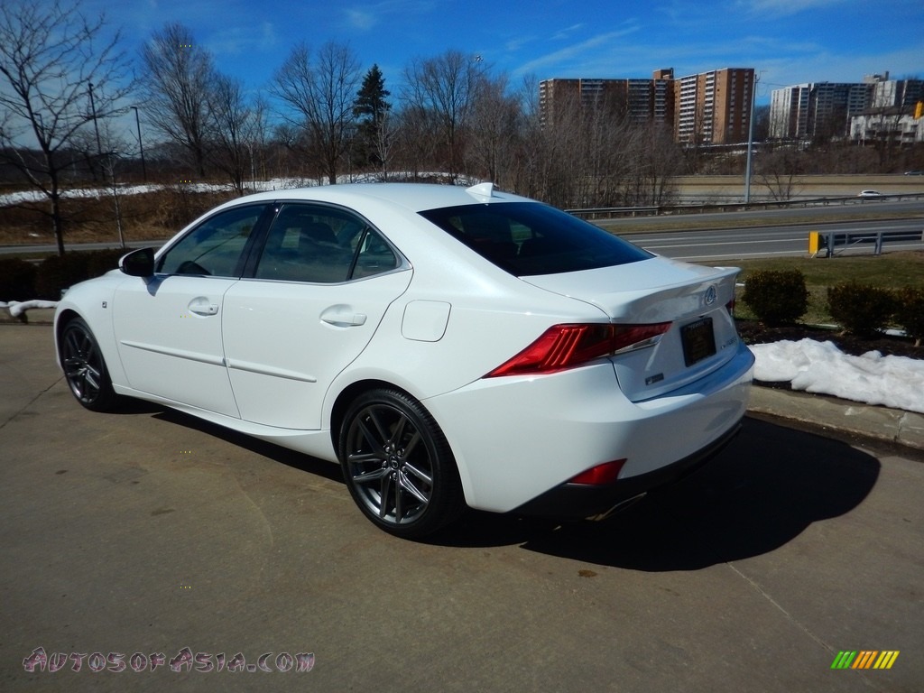 2018 IS 300 F Sport AWD - Ultra White / Rioja Red photo #3