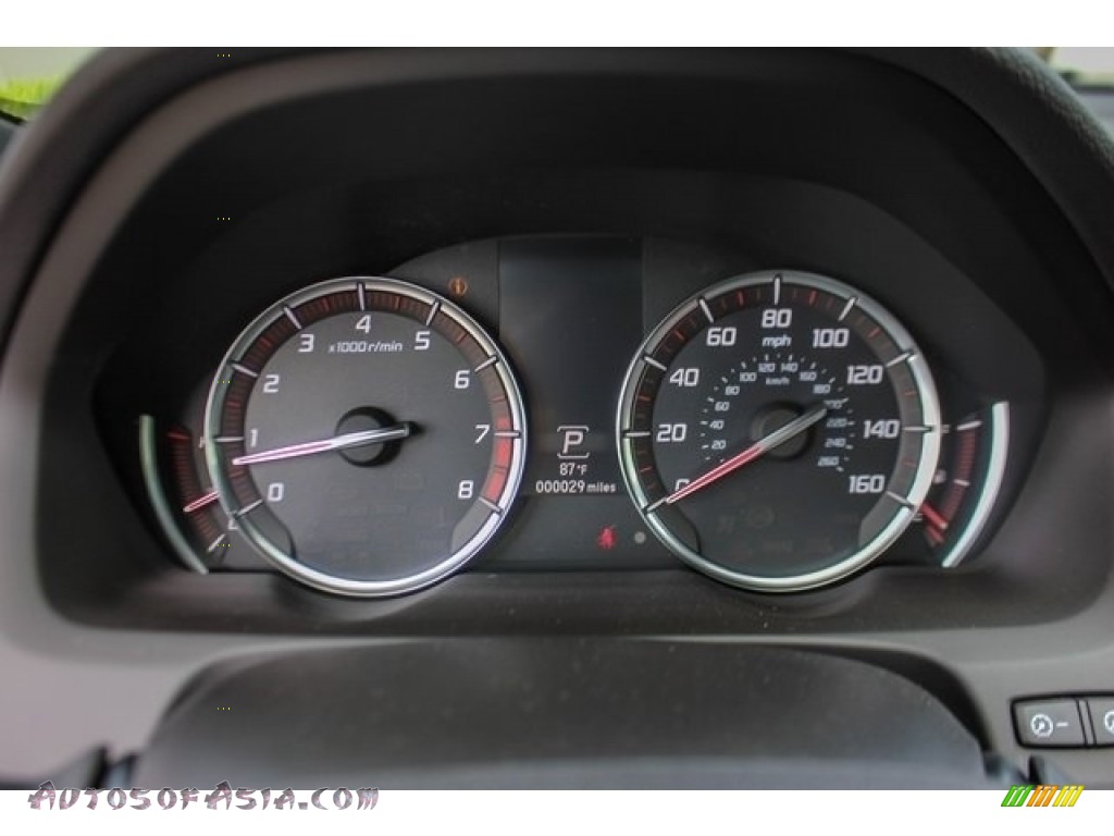 2018 TLX V6 SH-AWD A-Spec Sedan - Crystal Black Pearl / Red photo #40