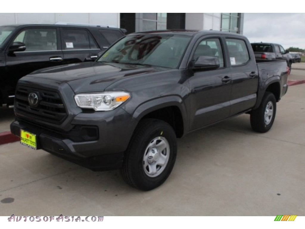 2018 Tacoma SR Double Cab - Magnetic Gray Metallic / Cement Gray photo #3