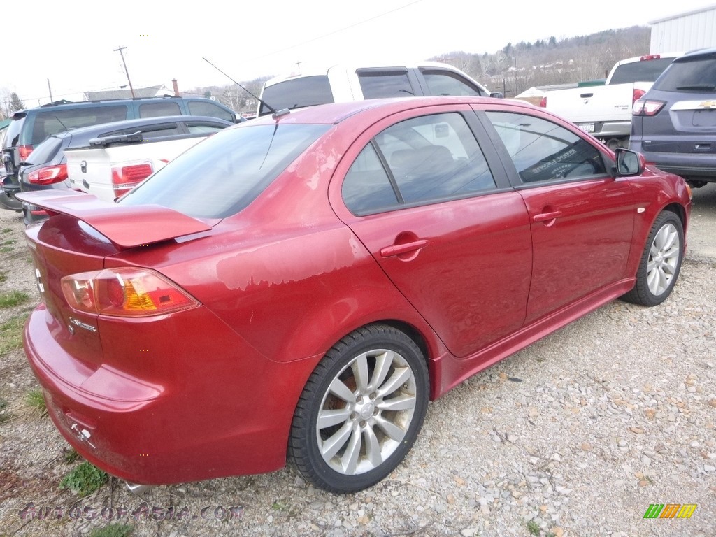 2008 Lancer GTS - Rally Red Pearl / Black photo #5
