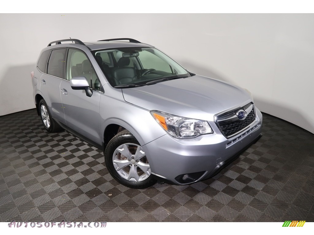 2015 Forester 2.5i Limited - Ice Silver Metallic / Black photo #5