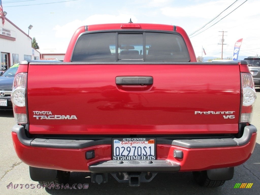 2015 Tacoma V6 PreRunner Double Cab - Barcelona Red Metallic / Graphite photo #6