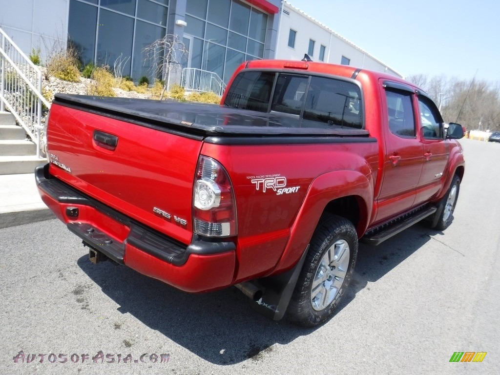 2012 Tacoma V6 TRD Sport Double Cab 4x4 - Barcelona Red Metallic / Graphite photo #12