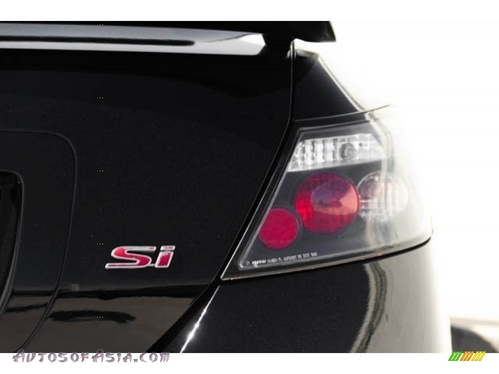 2009 Civic Si Coupe - Crystal Black Pearl / Black photo #13