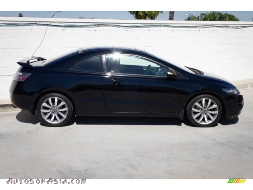 2009 Civic Si Coupe - Crystal Black Pearl / Black photo #14