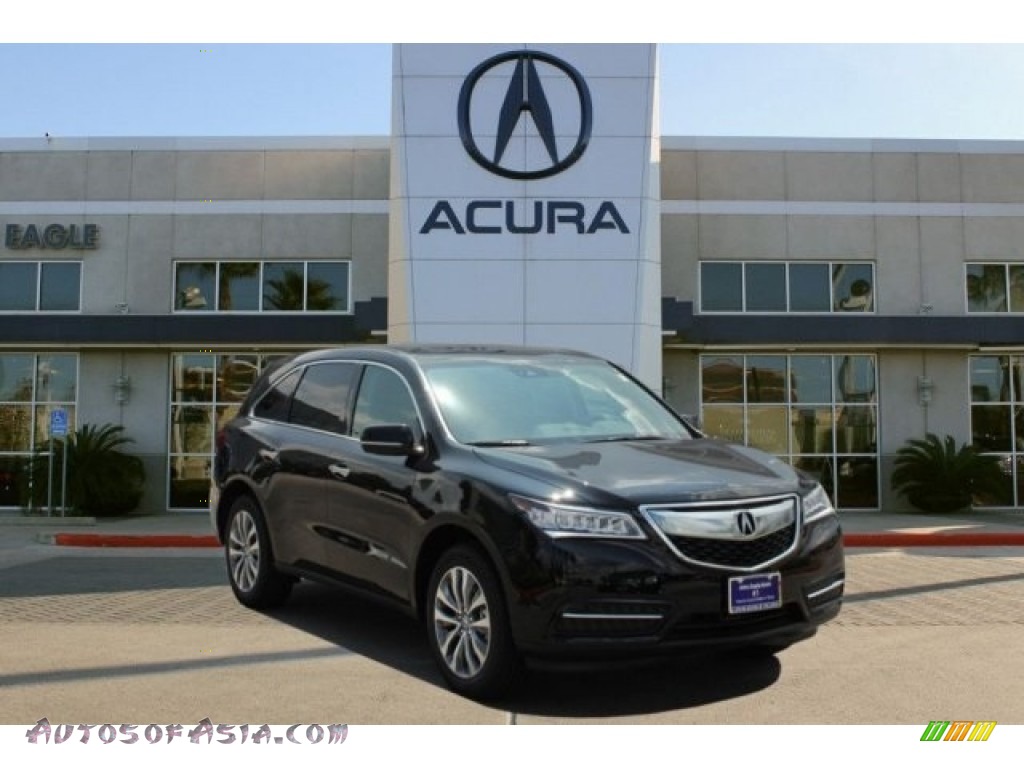 Crystal Black Pearl / Parchment Acura MDX Technology