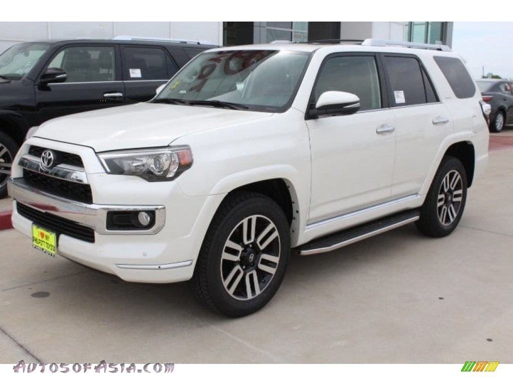 2018 4Runner Limited 4x4 - Blizzard White Pearl / Redwood photo #3
