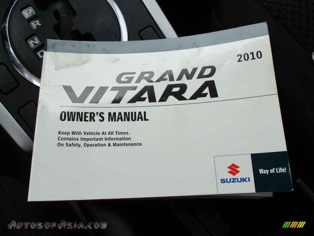 2010 Grand Vitara Premium 4x4 - Deep Sea Blue Metallic / Black photo #34