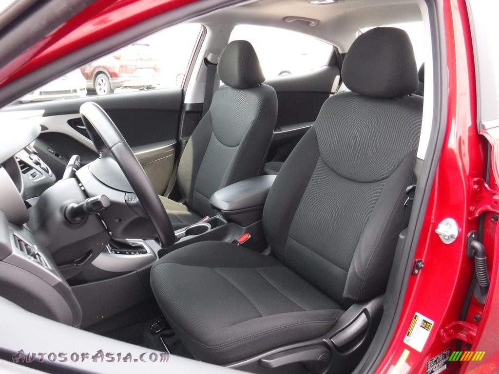 2015 Elantra SE Sedan - Geranium Red / Black photo #12