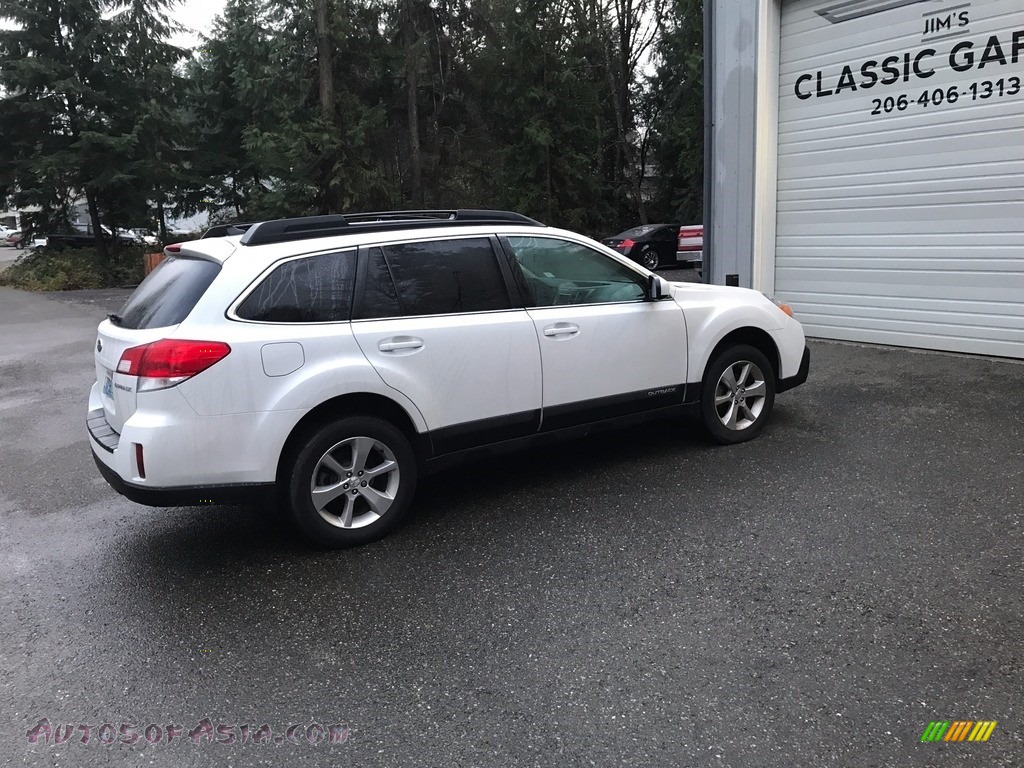2014 Outback 2.5i Limited - Satin White Pearl / Ivory photo #7